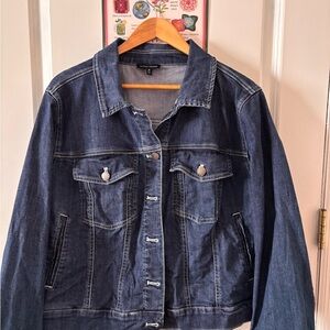 Universal Standard Dark Indigo Denim Jacket